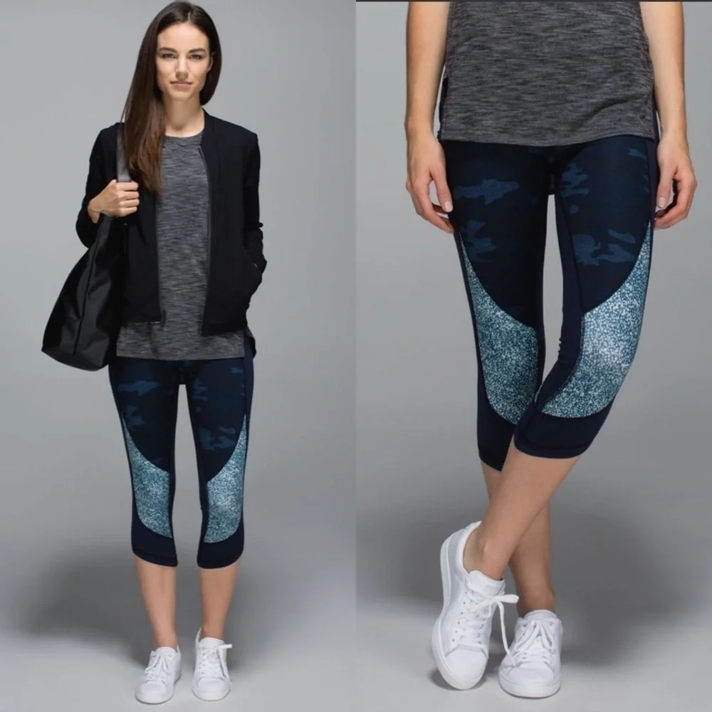 Lululemon Wunder Under Crop Leggings Sz 6